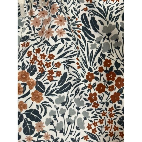 Rylee Cru Shorts Kid 10Y Brown Pull On Floral Summer Beach Travel Preppy Neutral - Picture 4 of 16